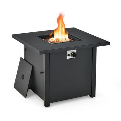 Costway 50,000 BTU 32 Inch Square Propane Gas Fire Pit Table