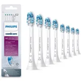 P-hili-ps So-nic-are G2 DiamondClean Replacement Standard Sonic Toothbrush Heads Heads HX9034/65 White 8-pack