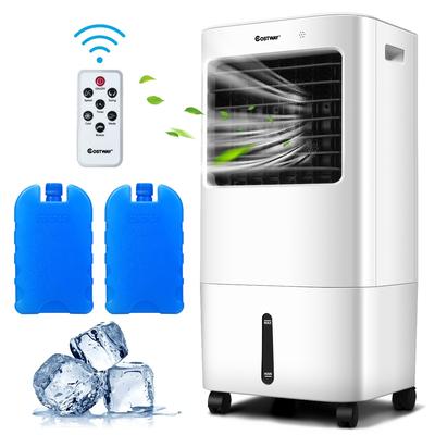 Costway Evaporative Portable Air Cooler Fan & Humidifier w/ Remote - See Details