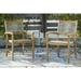 Signature Design by Ashley Janiyah Brown/Beige Outdoor Arm Chair Set (Set of 2) - 23"W x 26"D x 37"H