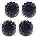 4x Speed Control Knobs timbre top Hat Style Knobs Electric Guitar Accessories Acrylic Guitar Knobs for Electric Guitar Outdoor Indoor Black