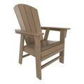 Paradise Adirondack Casual Patio Dining Chair