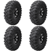 (4 Pack) Tusk Megabite Radial Tire 28x10-15 For ARCTIC CAT Wildcat X 1000 Limited 2016-2017