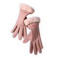 EQWLJWE Warm Gloves Ladies Winter Plus Velvet Thick Autumn Outdoor Cycling Screen Cycling Gloves Winter Sports Equipment Holiday Clearance