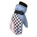 KSCYKKKD Gloves Children s Gloves Ski Skating Cold Proof Outdoor Printing Gloves Warm Thickened Riding Gloves