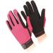 CintBllTer Aubrion Mesh Riding Work Horse Riding Non-Slip Gloves (Raspberry Medium)