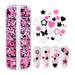 Mairbeon 1 Box Nail Art Sequin Shining Gloss DIY Mixing Colors 12 Grids Manicure Heart Rabbit Star Round Butterfly Glitter Manicure Store Supply