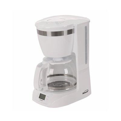 Brentwood 10-Cup Coffee Maker in White | Wayfair 952115733M