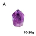 Natural Amethyst quartz Purple Crystal Point Wand Tower Obelisk Healing. R5Y4