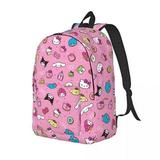 Hello Kitty Backpack for Kindergarten Primary School Student Sanrio Accessories Bag Bookbag Boy Girl Kids Canvas Daypack Outdoor