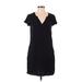 Gap Casual Dress - Shift: Black Solid Dresses - Women's Size X-Small