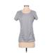 Reebok Active T-Shirt: Gray Activewear - Women's Size Small