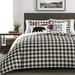 Eddie Bauer kids Mountain Plaid Dusted Indigo Duvet Cover Set Cotton in Black | Full/Queen Duvet Cover + 2 Shams | Wayfair 223966