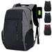 CoCopeaunts Waterproof Schoolbags Business 15.6 16 17 Inch Laptop Backpack USB Notebook School Bags Men Anti Theft School Backpack mochila