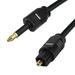 Mini Cable 3.5mm SPDIF Optical Fiber Cable 3.5 to Optical Audio Cable Adapter for Macbook 1M