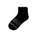 Men's Merino Wool Blend Quarter Sock - Black - Medium - Bombas