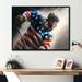 Red Barrel Studio® Hockey Player on Ice III - Graphic Art on Canvas Canvas, Cotton in Blue/Red/White | 12 H x 20 W x 1 D in | Wayfair