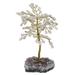 The Holiday Aisle® Handmade Spiritual Leaves Quartz & Amethyst Gemstone Tree, Crystal | 6.25 H x 3.9 W x 3.9 D in | Wayfair