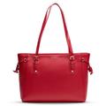 Lazarotti - Bologna Leather Shopper Tasche Leder 36 cm Rot Damen