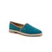 Women's Estelle Flat by Trotters in Aqua Canvas (Size 10 1/2 M)