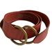 American Eagle Outfitters Accessories | American Eagle Genuine Cow Leather Belt Size Large/Xl | Color: Brown/Red | Size: L/Xl