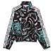 Adidas Shirts & Tops | Adidas Originals Girls' All-Over Printed Half Zip Crop Crew Sweatshirt M | Color: Black/Pink | Size: Medium (7-12y)