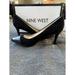 Nine West Shoes | Nine West Womens Close Toe Black Suede W/Leather Toe Cap High Heels Pumps 8m | Color: Black | Size: 8