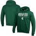 Men's Champion Green Michigan State Spartans Athletics Logo Stack Pullover Hoodie