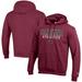 Men's Champion Garnet South Carolina Gamecocks Athletics Logo Stack Pullover Hoodie