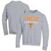 Men's Champion Gray Tennessee Volunteers Athletics Logo Stack Pullover Sweatshirt