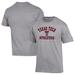 Men's Champion Gray Texas Tech Red Raiders Athletics Logo T-Shirt