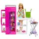 Barbie Vorratskammer Spielset Puppe mit über 25 Teilen und Küchenaccessoires - Perfekt für Junge Gourmets und Geschenk für Kinder ab 3 Jahren, HJV38