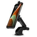 Ulefone 2023 Car Phone Holder Adjustable Armor Mount Cradle 360° Rotation, Multi-Use Super Suction Stable Cup Mobile Automobile Cradle Van Dashboard Windscreen Rugged Smartphone Case Only