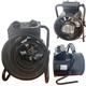 POWERSTAR ELECTRICALS Powerful Commercial Industrial 3KW Electrical Fan Heater Workshop Garages Office (3KW (Black))