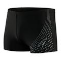 Speedo Men's Medley Logo I Aquashort, Black/Ardesia, 36