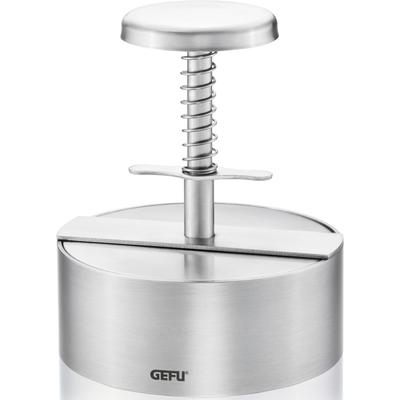 Burgerpresse GEFU "PÄTTI", silber, B:14cm T:14cm Ø:11,5cm, Edelstahl 18/10, Küchenpressen, robust dank hochwertigem Edelstahl Image