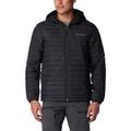 Columbia Men's Silver Falls Hooded Jacket Hooded Puffer Jacket, BLACK, Size M