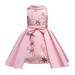 ZHAGHMIN Ruffled Sleeves Dress for Little Girls Pink Fashion Lapel Children S Clothing Children S Star Sequin Princess Dress Dress Children S Dress Plain Dress Clothes for 4 Year Old Girl Girls Dres