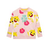 Baby Shark Girls Sweater Pink Sizes 18M-6
