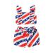 ZHAGHMIN Toddler Baby Girls Summer Outfit Toddler Kids Girls 4Th Of July Words Tassel Sleeveless Independence Day Tops Shorts Stripe Star Usa Flag Pattern 2Pcs Outfits Set Girl Clothes Little Baby O