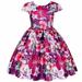 ZHAGHMIN Tween Girls Dresses Girls Dress Summer Girls New Short Sleeved Children S Skirt Elegant Casual Dress dress Daily Wear. Little Girl Ruffle Dress Dress With Sleeves for Girls Birthday Ou