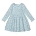 ZHAGHMIN Little Girl Dress Toddler Kids Girls Floral Prints Long Sleeves Beach Dress Princess Clothes Girls Size 6 Baby Holiday Dress Youth Shirt Toddler Sleeveless 12 Month Old Dress Little Girls S