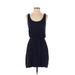 Gap Outlet Casual Dress - Mini Scoop Neck Sleeveless: Blue Print Dresses - Women's Size Small