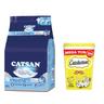 Prezzo speciale! 18 L Lettiera Catsan Hygiene plus + 2 x 350 g Catisfactions Mega Tub - 18 L (ca. 9 Kg) + Catisfactions Formaggio