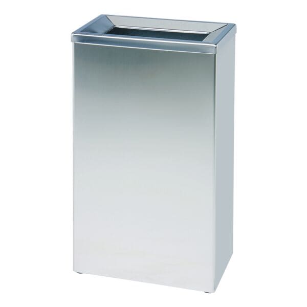 cookmax Abfallbehälter für Wandmontage und freistehend 25 L grau, 30x50x20 cm