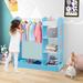 Kids Dress Up Storage with Mirror - 37" x 15" x 39.5" (L x W x H)