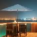 8.7ft Outdoor Patio Market Table Umbrella with 24 LED Lights