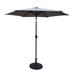 Outdoor Aluminum Patio Umbrella with 42 pounds Round Resin Umbrella Base