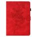 MonsDirect Case for 6.8 Kindle Paperwhite 11th Generation 2021 Suede Leather Cover with Stand Auto Wake/Sleep with Pen Holder for Kindle Paperwhite & Signature Edition & Kids E-reader 2021 Red