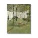 Classic Clothesline Yard Scene Landscape Painting Gallery Wrapped Canvas Print Wall Art